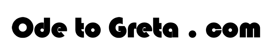 Ode to Greta dotcom Banner